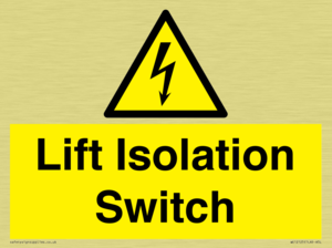 Lift Isolation Switch
